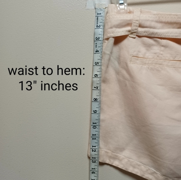 Jcrew Linen & Cotton Seaside Shorts with Belt | Cream Off-white Womans S… - Picture 13 of 15